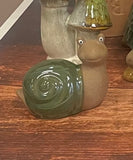 Glazed Ceramic Snail