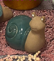 Glazed Ceramic Snail