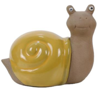 Glazed Ceramic Snail